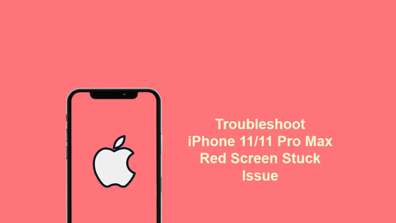 Fix iPhone 11/11 Pro Max which Stuck on Red Screen [Troubleshooting Guide]