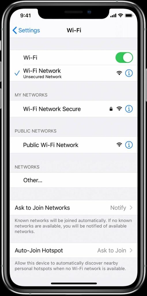 Switch Wi-Fi Networks