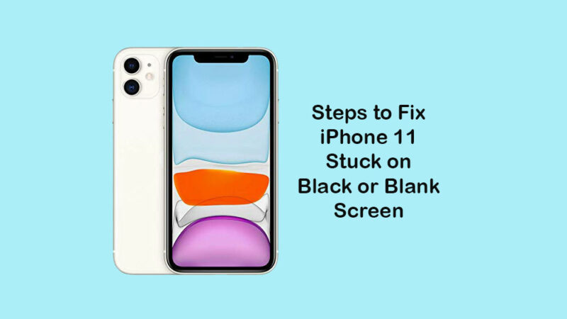 How to Fix iPhone 11 Stuck on Black or Blank Screen