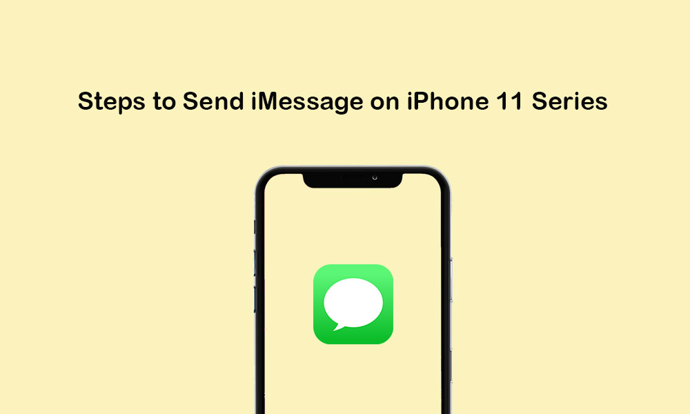 how to send imessage in iphone 11