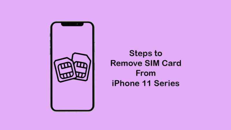 How to remove SIM card from iPhone 11, 11 Pro, and 11 Pro Max