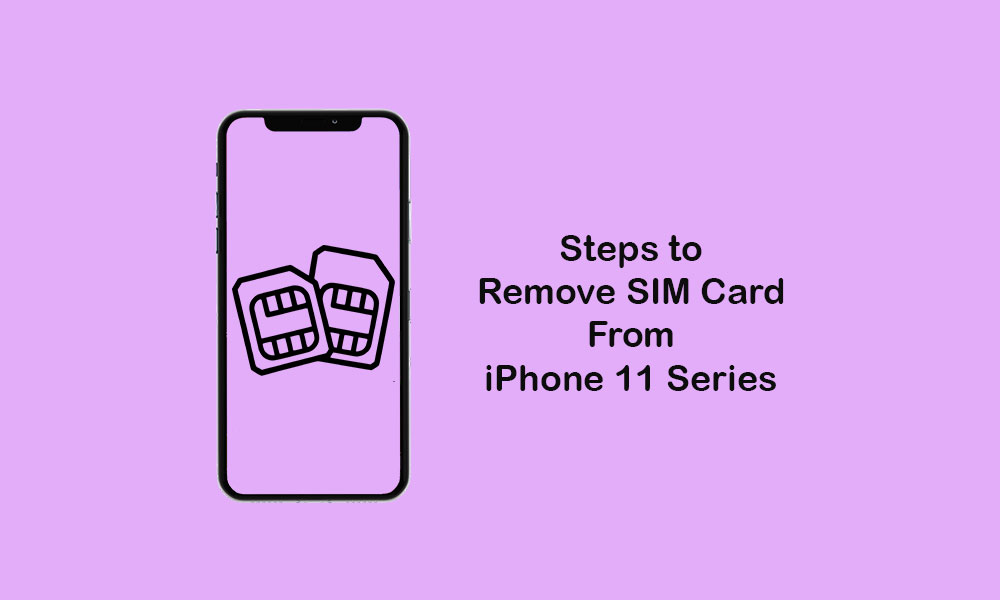 How to remove SIM card from iPhone 11, 11 Pro, and 11 Pro Max