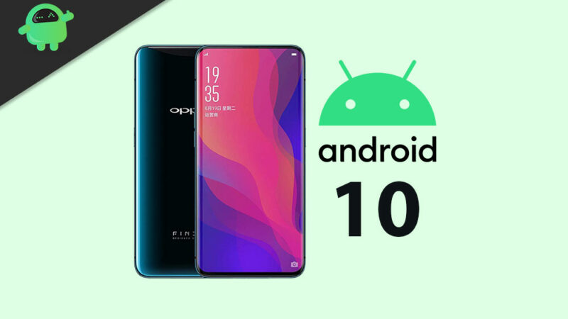 Oppo Find X Android 10 Update with ColorOS 7