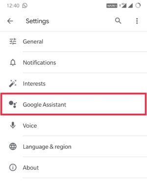 Google Assistant History