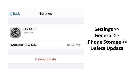 How to Stop an iOS Update While Downloading