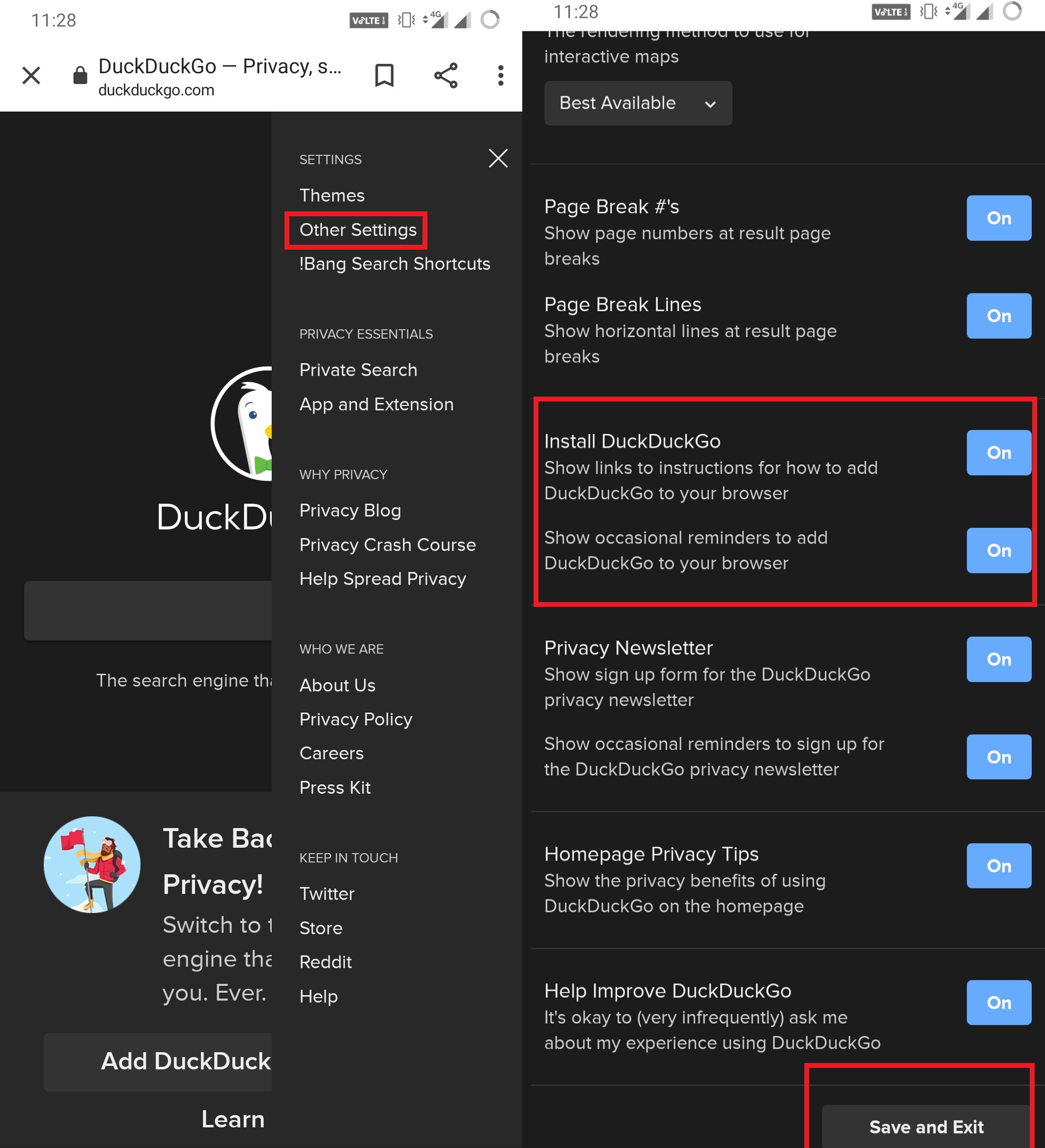 Add DuckDuckGo to Chrome Browser