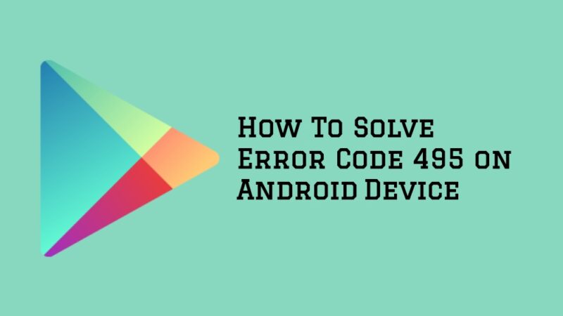 error code 495