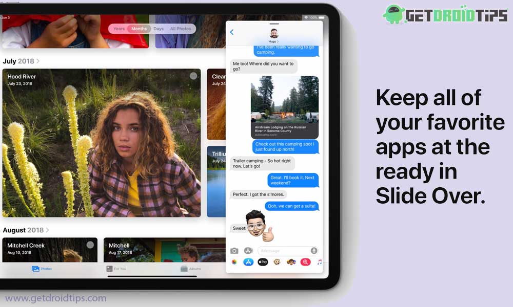 How to open an app and Switch Between Slide Over Apps on your iPad