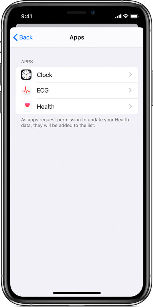 access health data