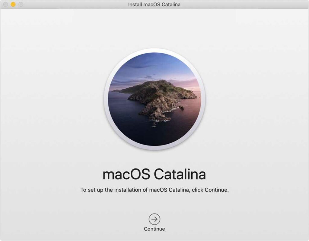 MacOS Catalina Update