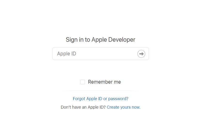 sign in apple