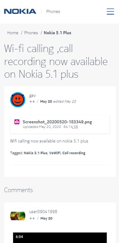 wifi calling nokia 5.1 plus