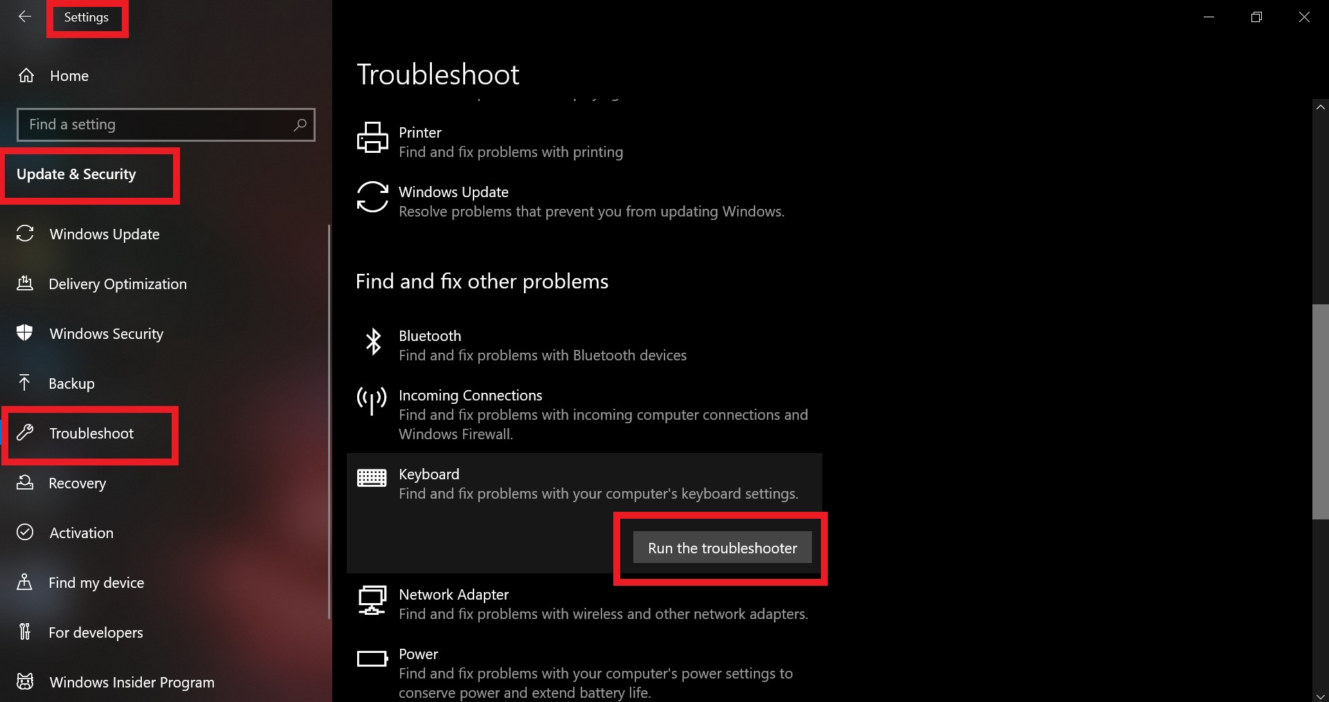 Keyboard Special Characters Keyboard troubleshoot