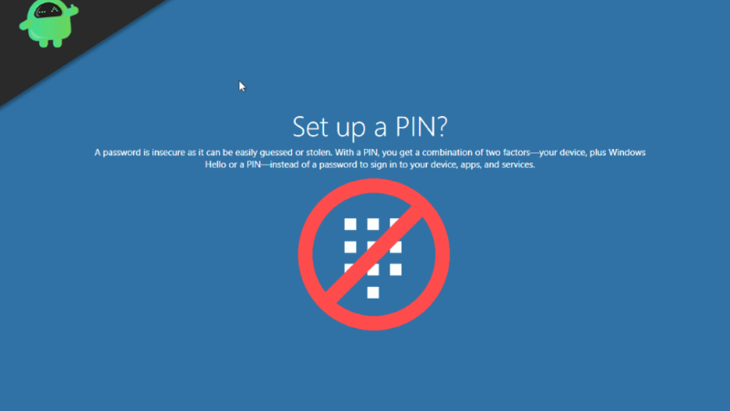 How to Disable Windows Hello PIN Sign-in Option