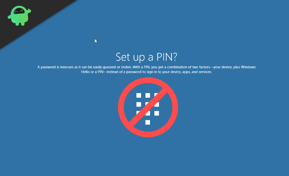 How to Disable Windows Hello PIN Sign-in Option