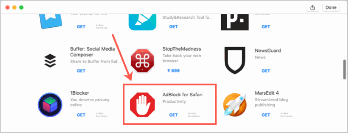 Block Ads in Safari Browser on Mac with adblocker