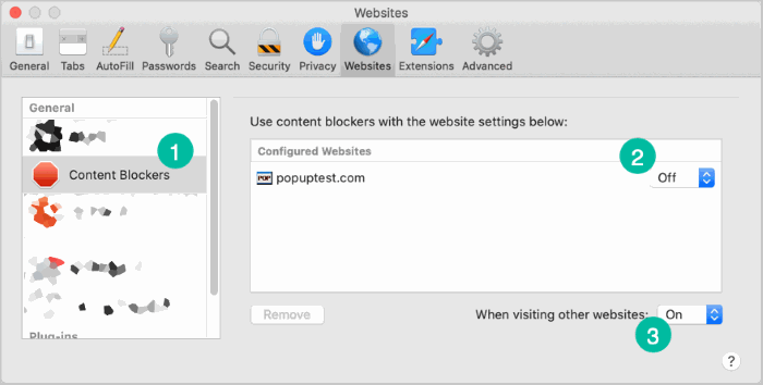 use content blockers to block ads on safari mac os