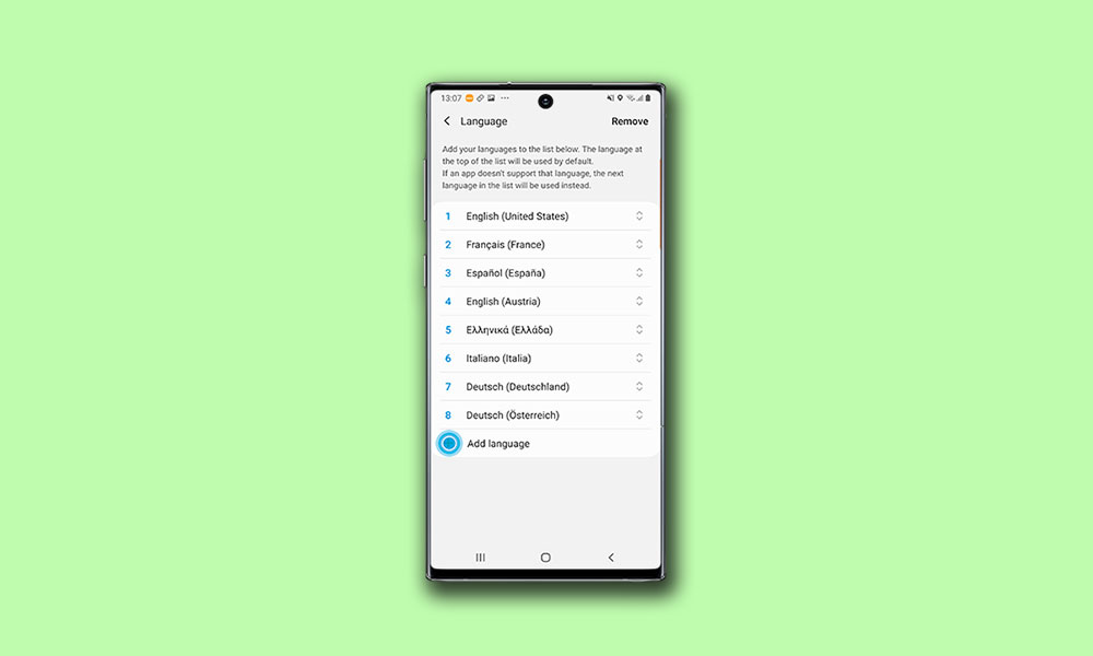How to Change or Add Language on Galaxy S20, S20+ or S20 Ultra