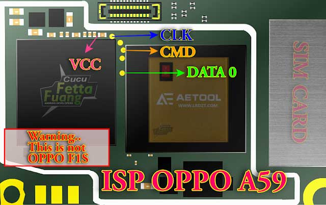 Oppo A59 ISP PinOUT to ByPass FRP and Pattern Lock