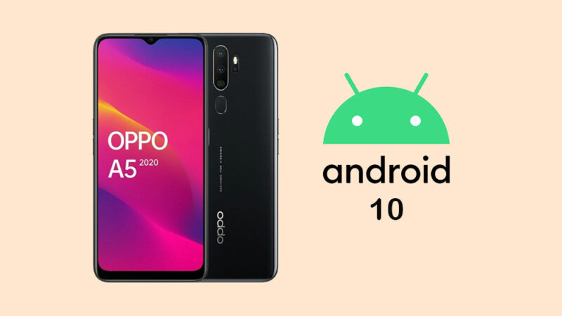 Oppo A5 2020 Android 10 with ColorOS 7 Update Tracker