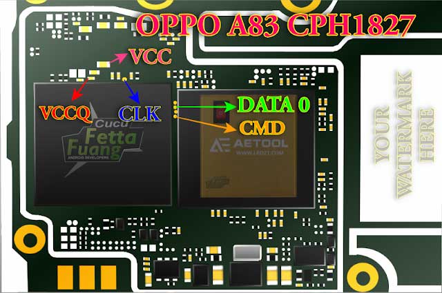 Oppo A83 ISP PinOUT to Hard Reset FRP Bypass [CPH1827 CPH1729]