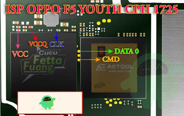 Oppo F5 Youth ISP PinOUT