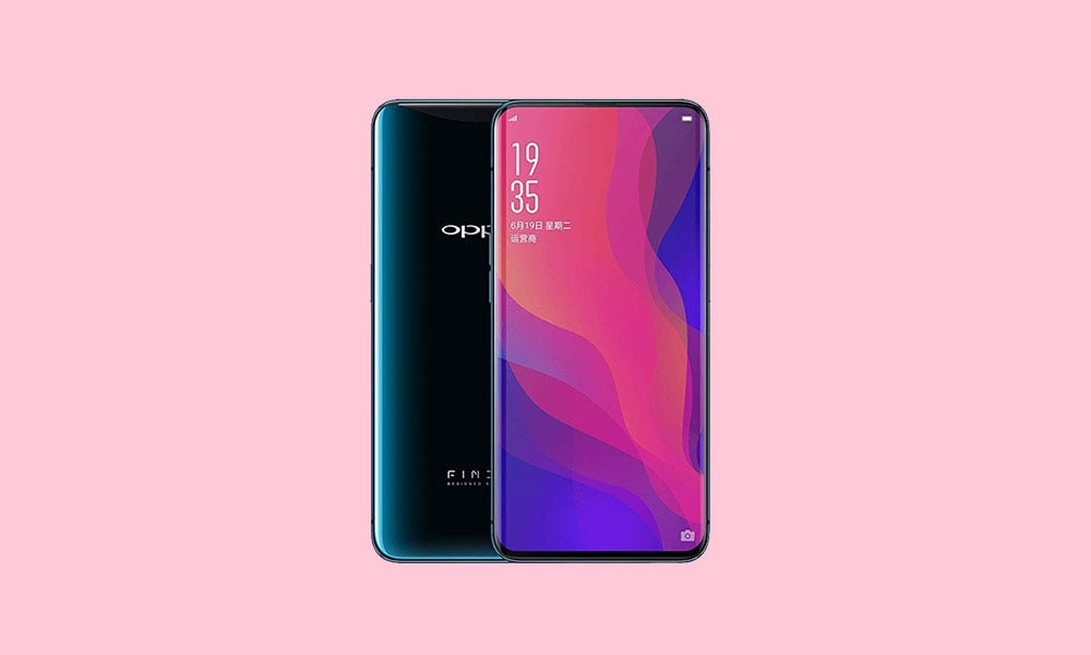 [Download] Oppo Find X Security patch software update