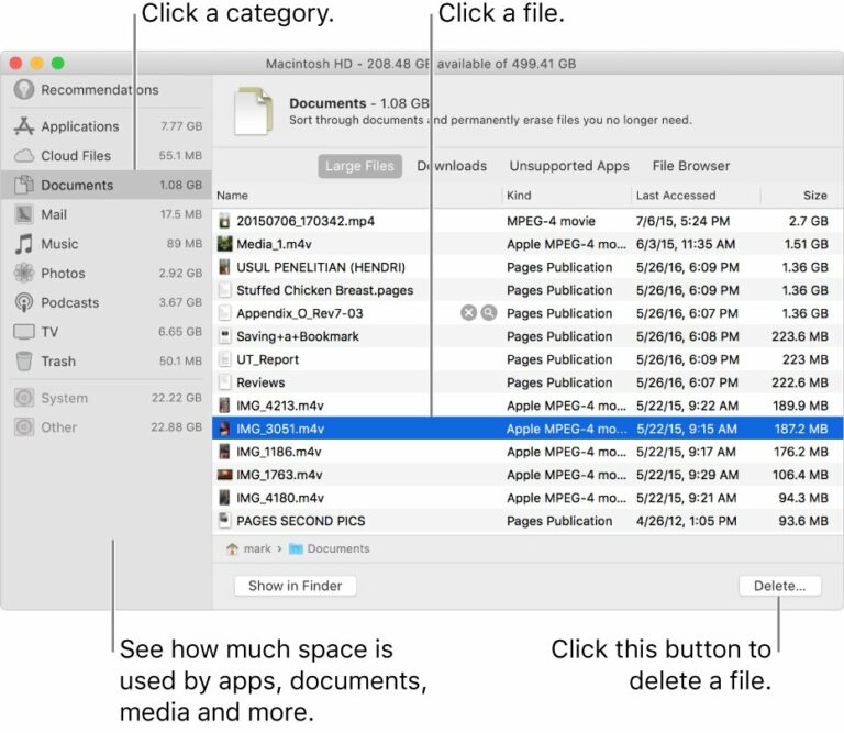 Permanently delete files from trash on my Mac without emptying the trash?