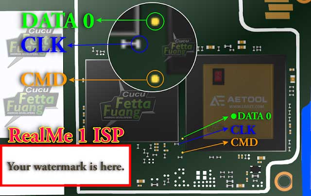 Realme 1 ISP PinOUT to Hard Reset / FRP Bypass [CPH1861, CPH1859]