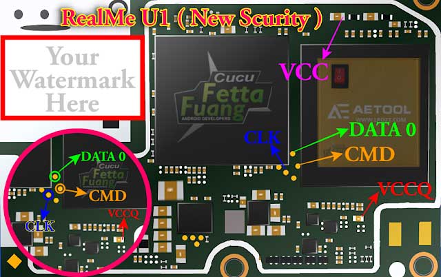 Realme U1 ISP PinOUT to Hard Reset FRP Bypass [RMX1831 RMX1833]