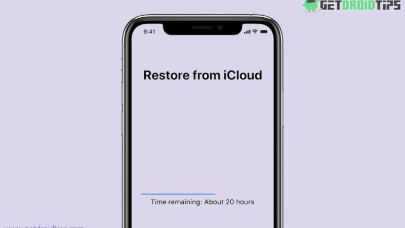 Restore from iTunes Backup