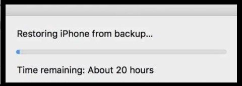 Restore from iTunes Backup