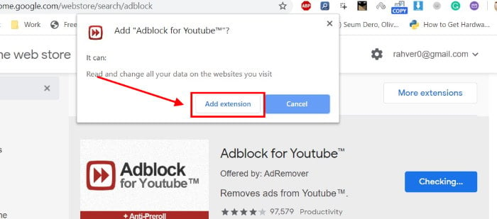 add adblocker extension bypass ads chrome