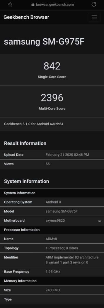 android 11 galaxy s10 exynos