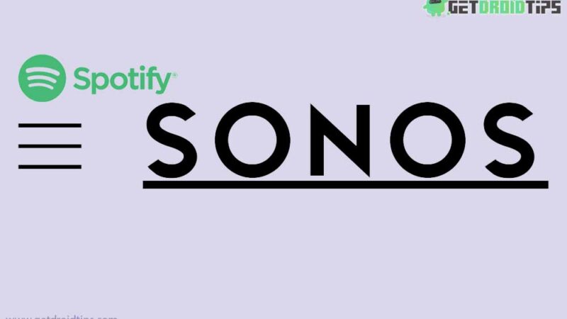 Sonos speaker to Spotify