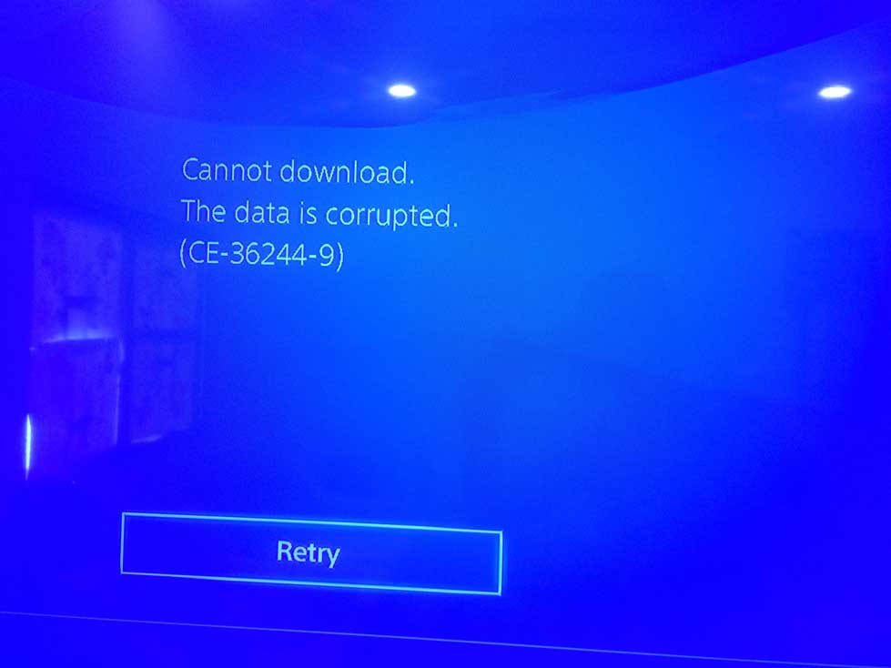 PS4 Data is Corrupted Error CE-36244-9: How to Fix?