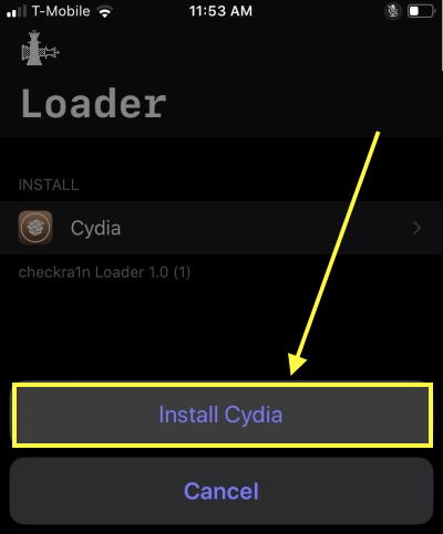 установка cydia с android