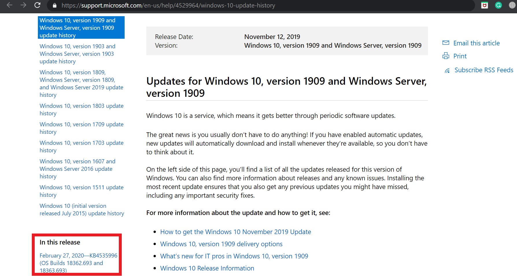 Update Microsoft Windows Manually from Microsoft Support