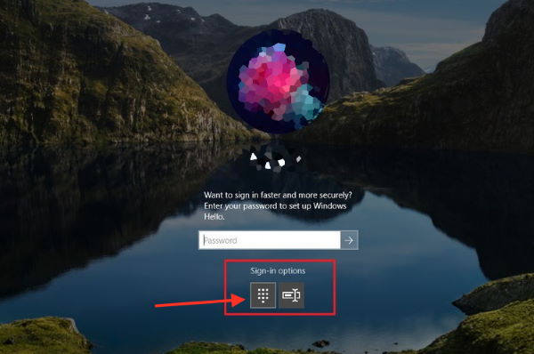 Setup Windows Hello from Prompt Notification