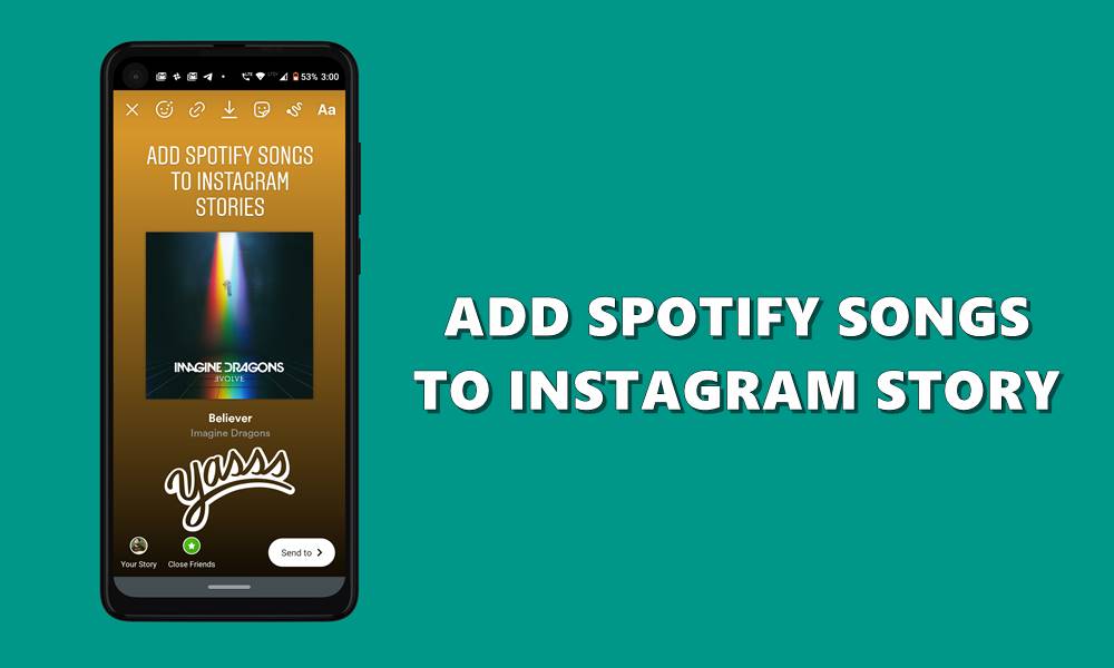 spotify songs instagram story