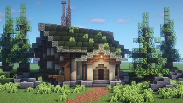 Diagnol Minecraft housing