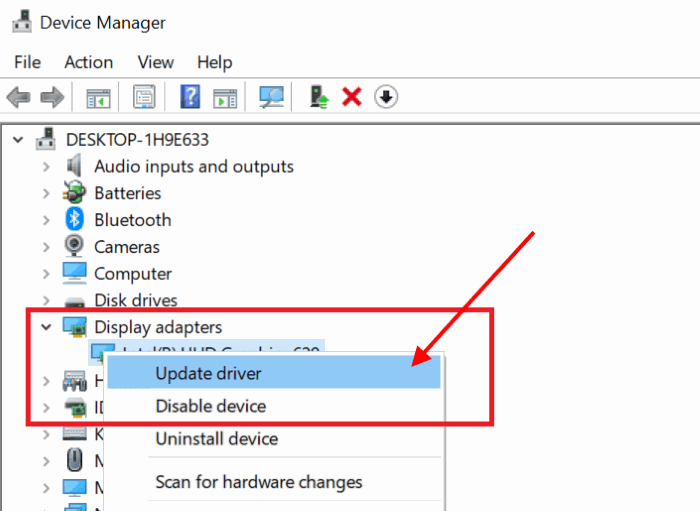 Fix Origin Error Code 16-1 in Windows 10 via updating driver