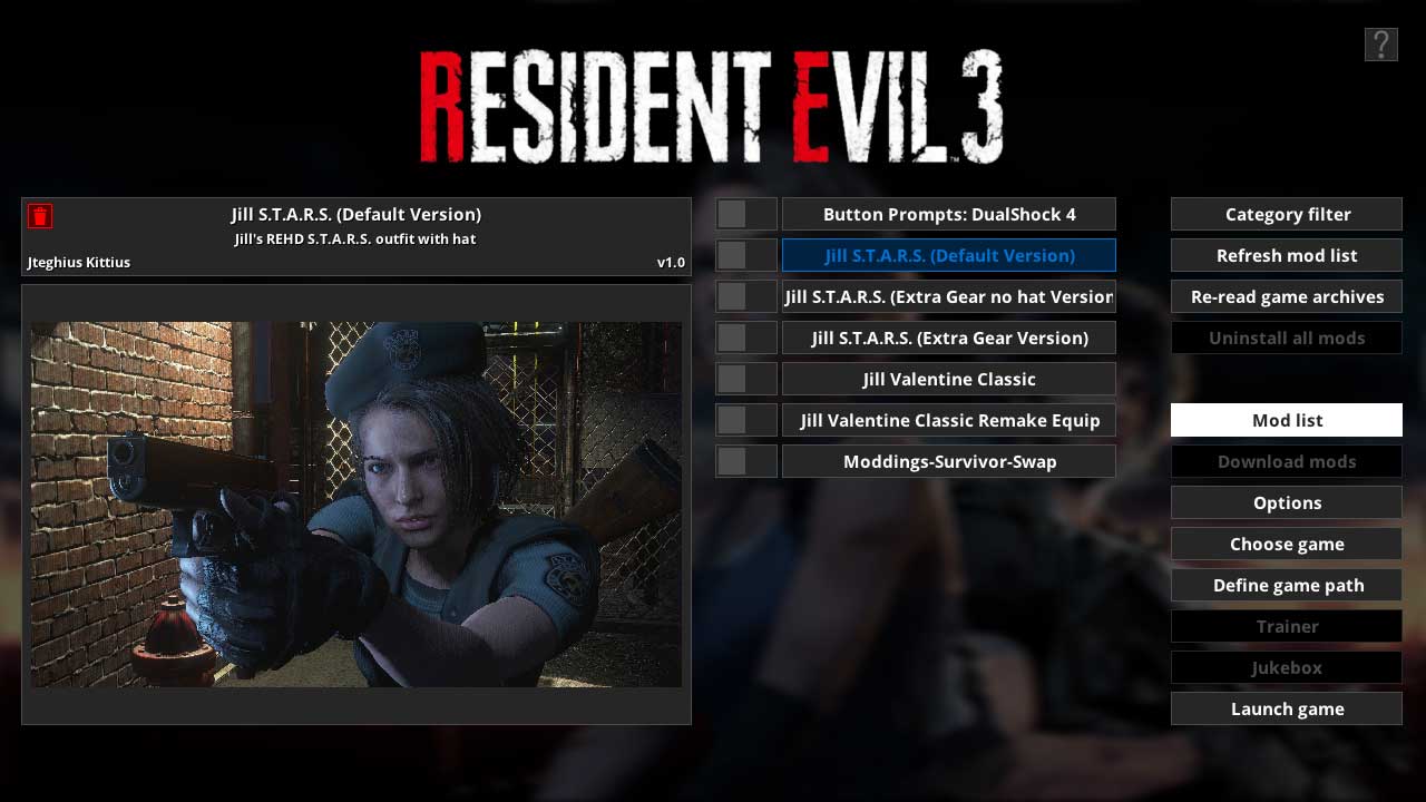 Best Mods for Resident Evil 3 Remake