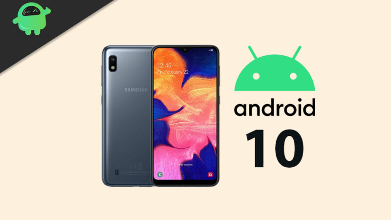Galaxy A10 Android 10 update