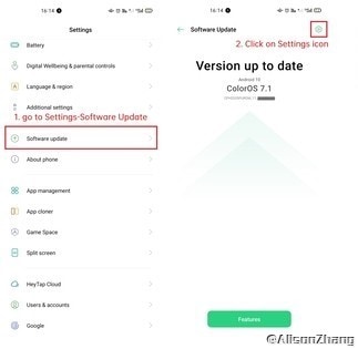 Oppo Find X2 update