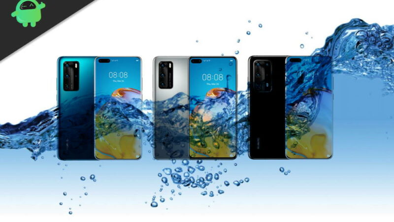 Which Huawei P40 is a Waterproof device? Huawei P40, P40 Pro or Pro+?