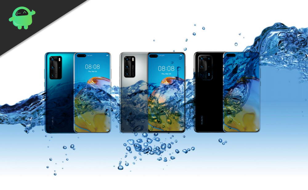 Which Huawei P40 is a Waterproof device? Huawei P40, P40 Pro or Pro+?