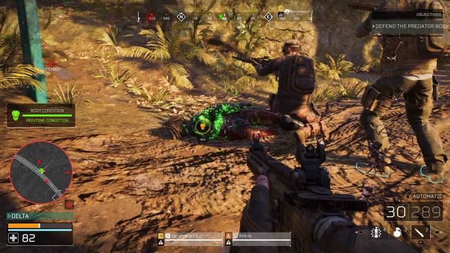 Win as a Soldier/Fireteam in Predator Hunting Grounds