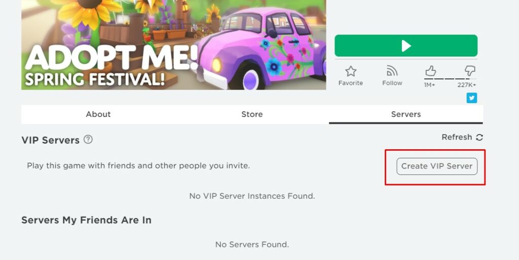 how to get your roblox private server link
