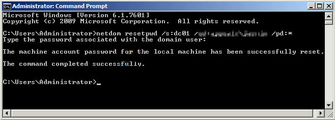 Fix Trust Relationship Between Workstation and Primary Domain Fails